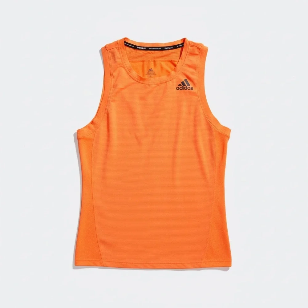 🟧 adidas Primeblue AEROREADY Performance‎ Tank – Orange – Men’s M